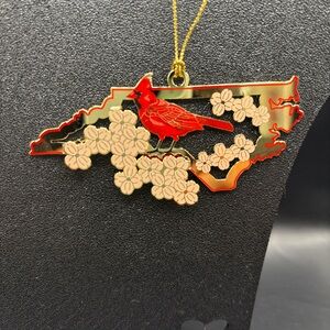 2008 Vintage ChemArt NC State with Cardinal Tree Ornament